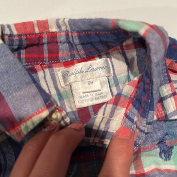 Ralph Lauren Boys 6M Polo & Blue Shorts - Picture 2 of 6